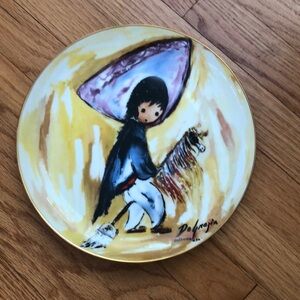 DeGrazia “My First Horse” collector plate